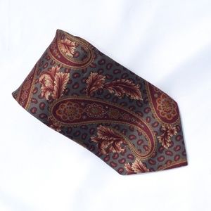 Bill Blass Men's Silk Paisley Tie